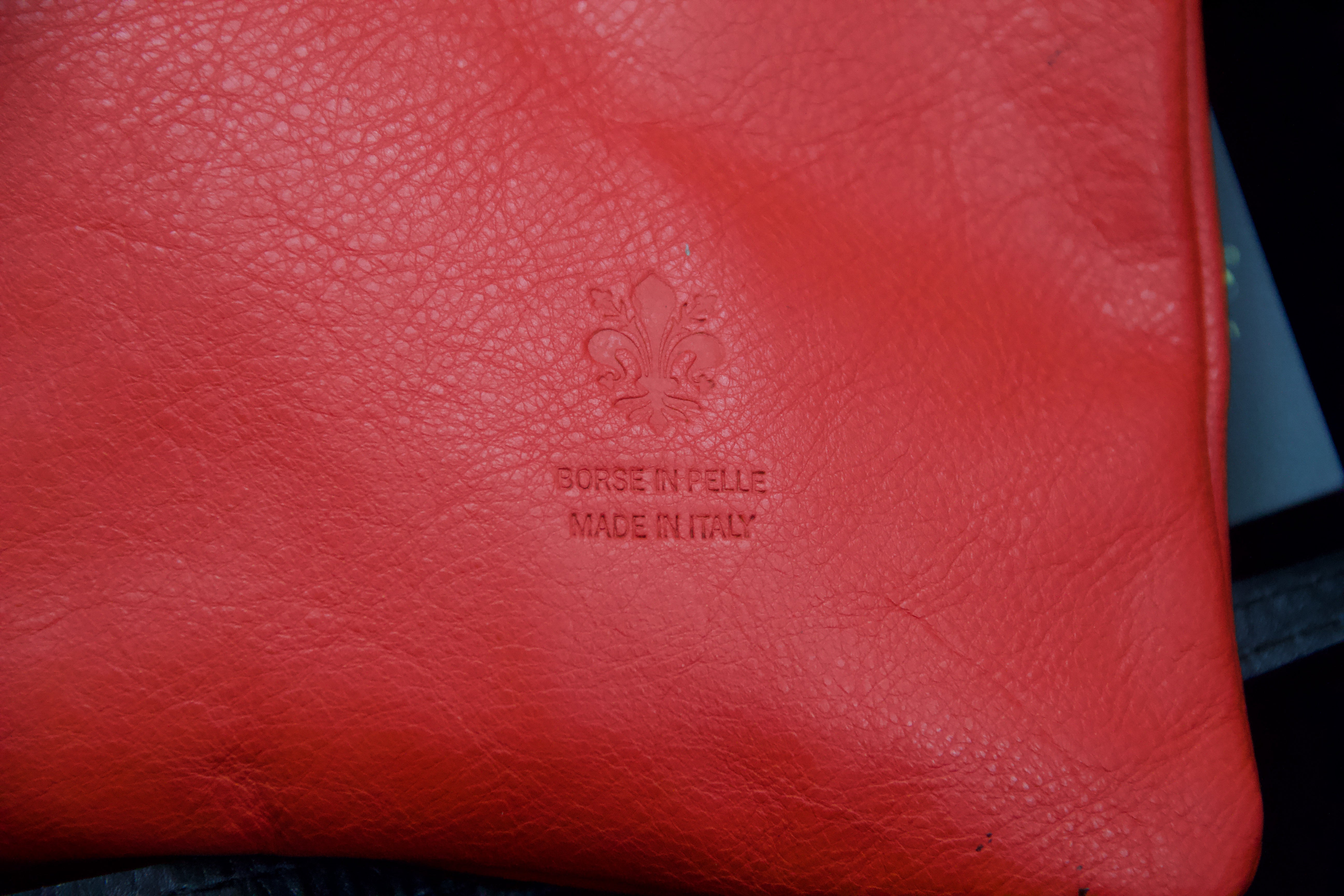 Red Leather Purse (square)