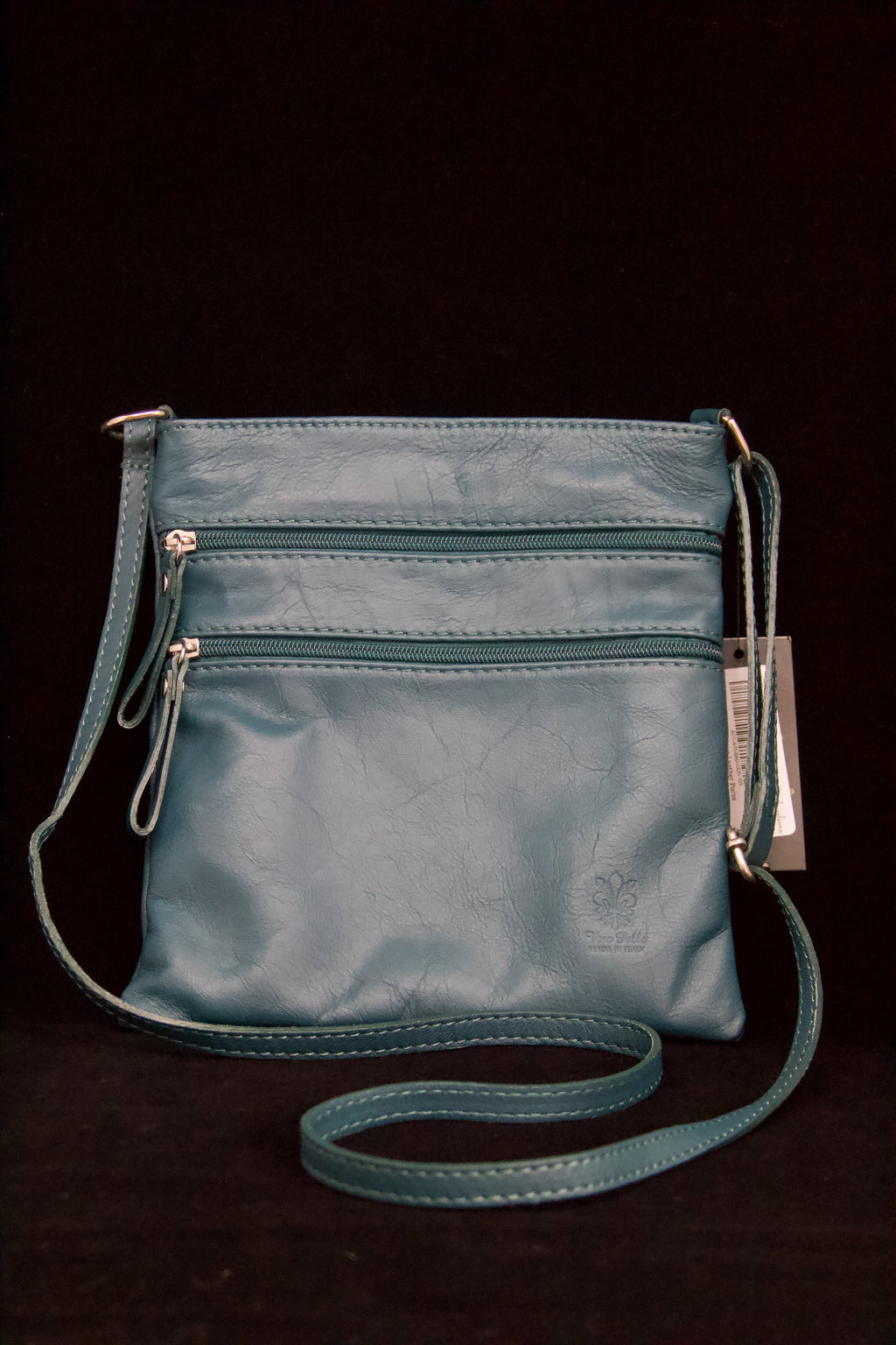 Teal Leather Purse
