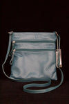 Teal Leather Purse