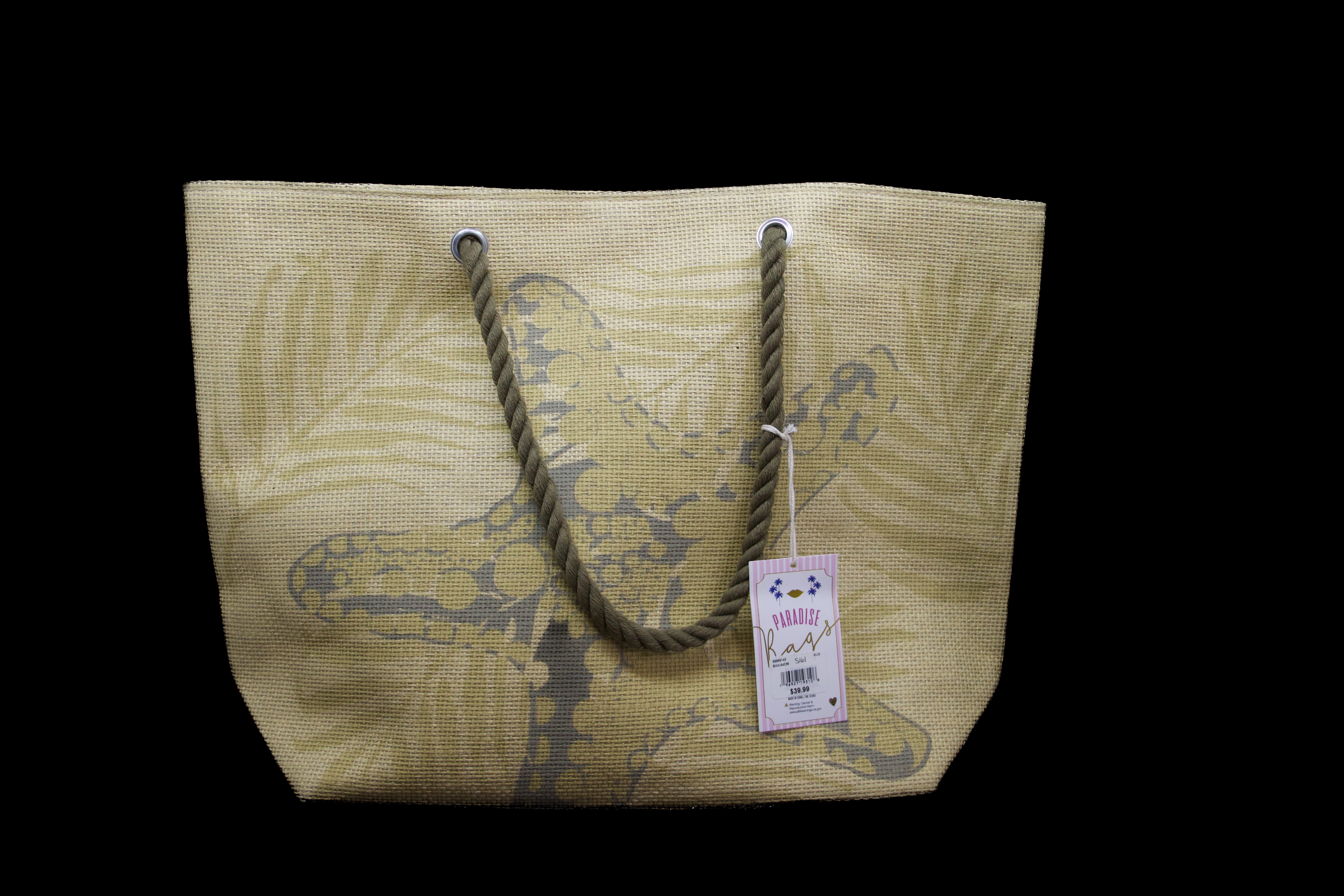 Beige (Paradise) Beach Bag