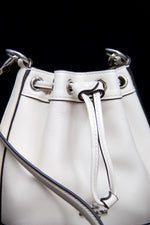 Coach White Mini Bucket Bag