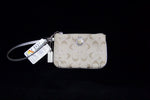 Coach Beige Wristlet