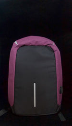 Puple Anti-Theft Backpack