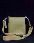 Calvin Klein Sage Green Leather Bag